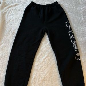 Youths Black Mammoth Sweatpants